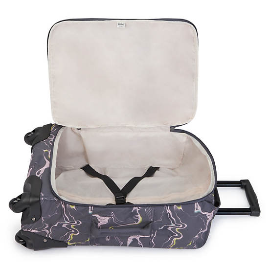 Kipling Darcey Small Printed Carry-On Rolling Kofferter Blå | NO 1471OK